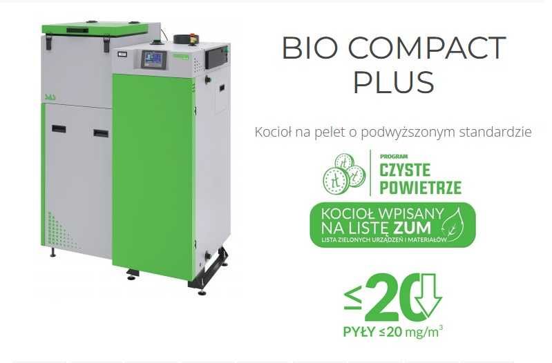 Kocioł pelletowy SAS BIO COMPACT PLUS 17 - nowy