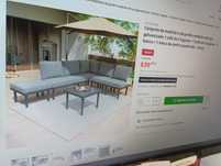 Sofá de exterior novo