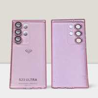 Etui, Plecki, Nakładka Slim Color do Samsung Galaxy S23 Ultra różowy