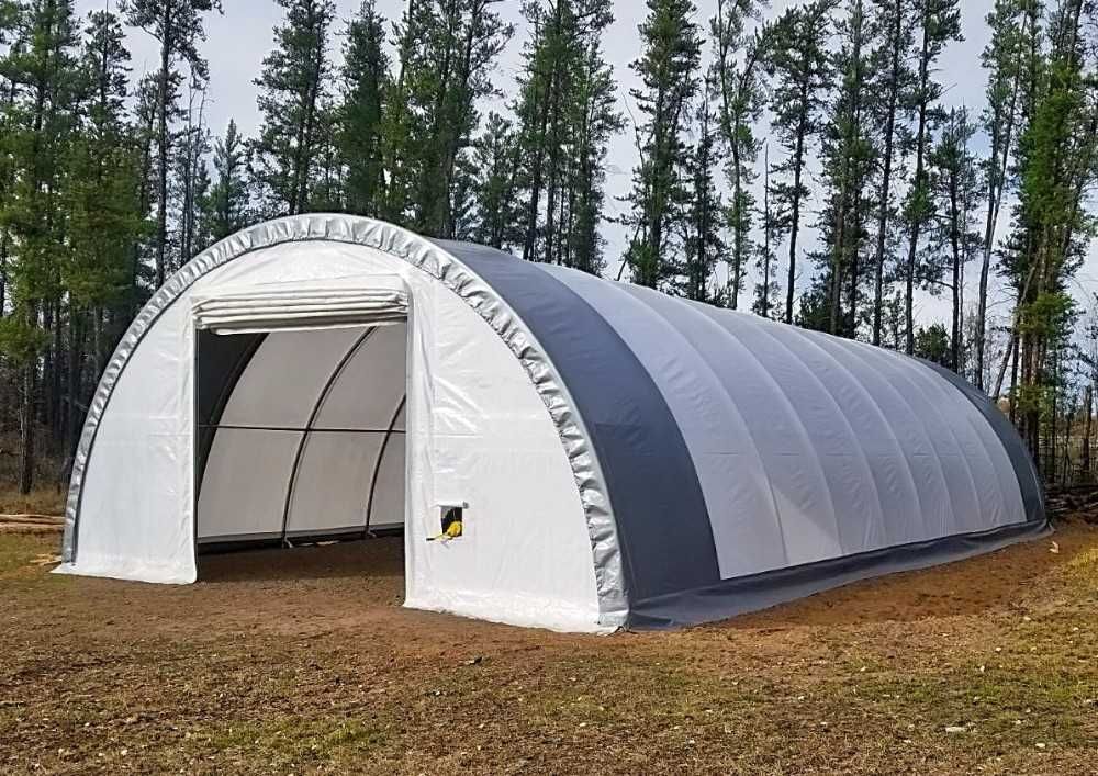 Hala namiotowa łukowa 9x18x4,5 m magazyn wiata konstrukcja ocynkowana