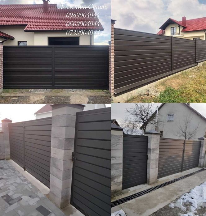 Паркан Ранчо  Металевий Забор Жалюзи