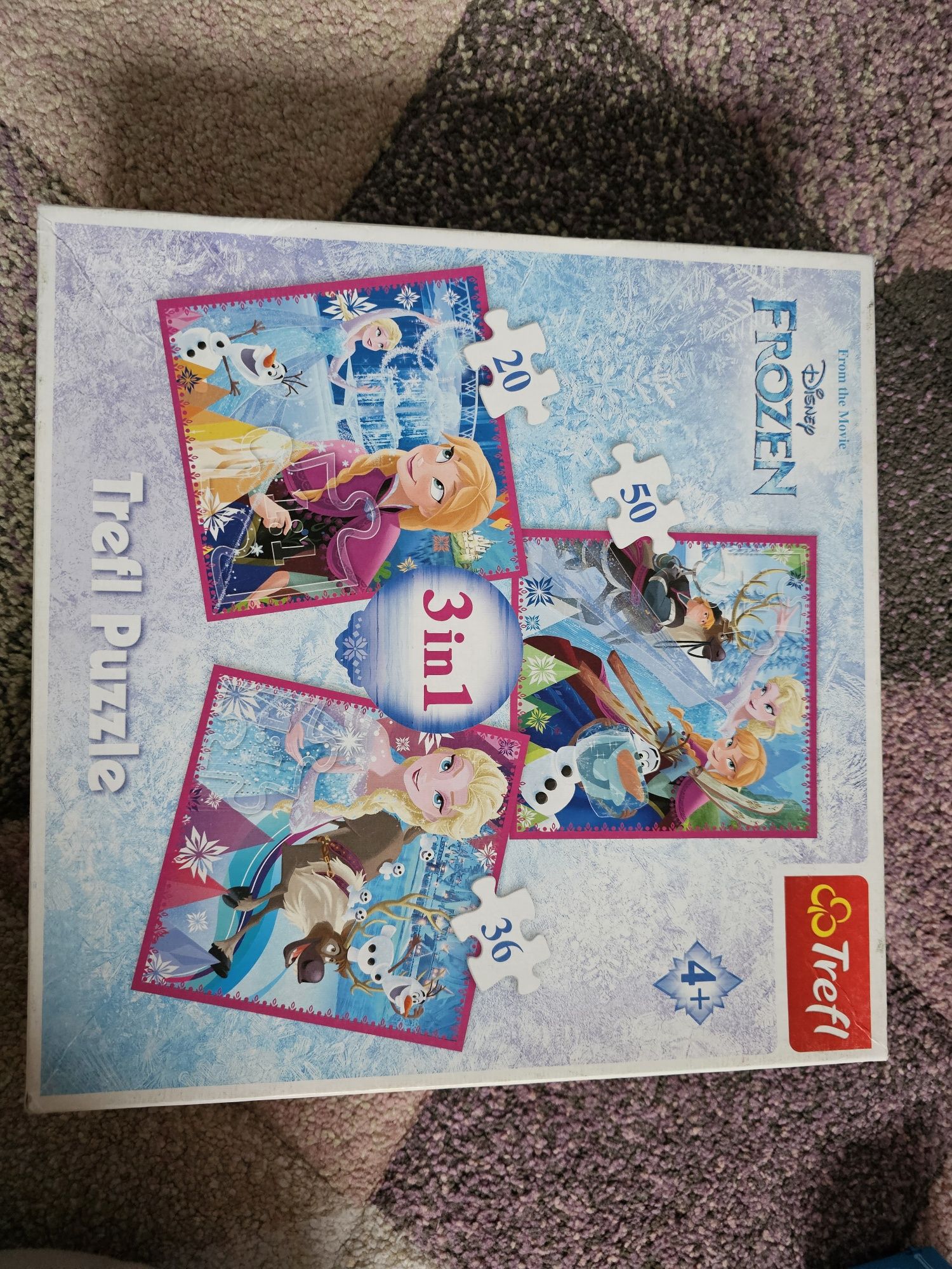 Puzzle Kraina Lodu 3 w 1