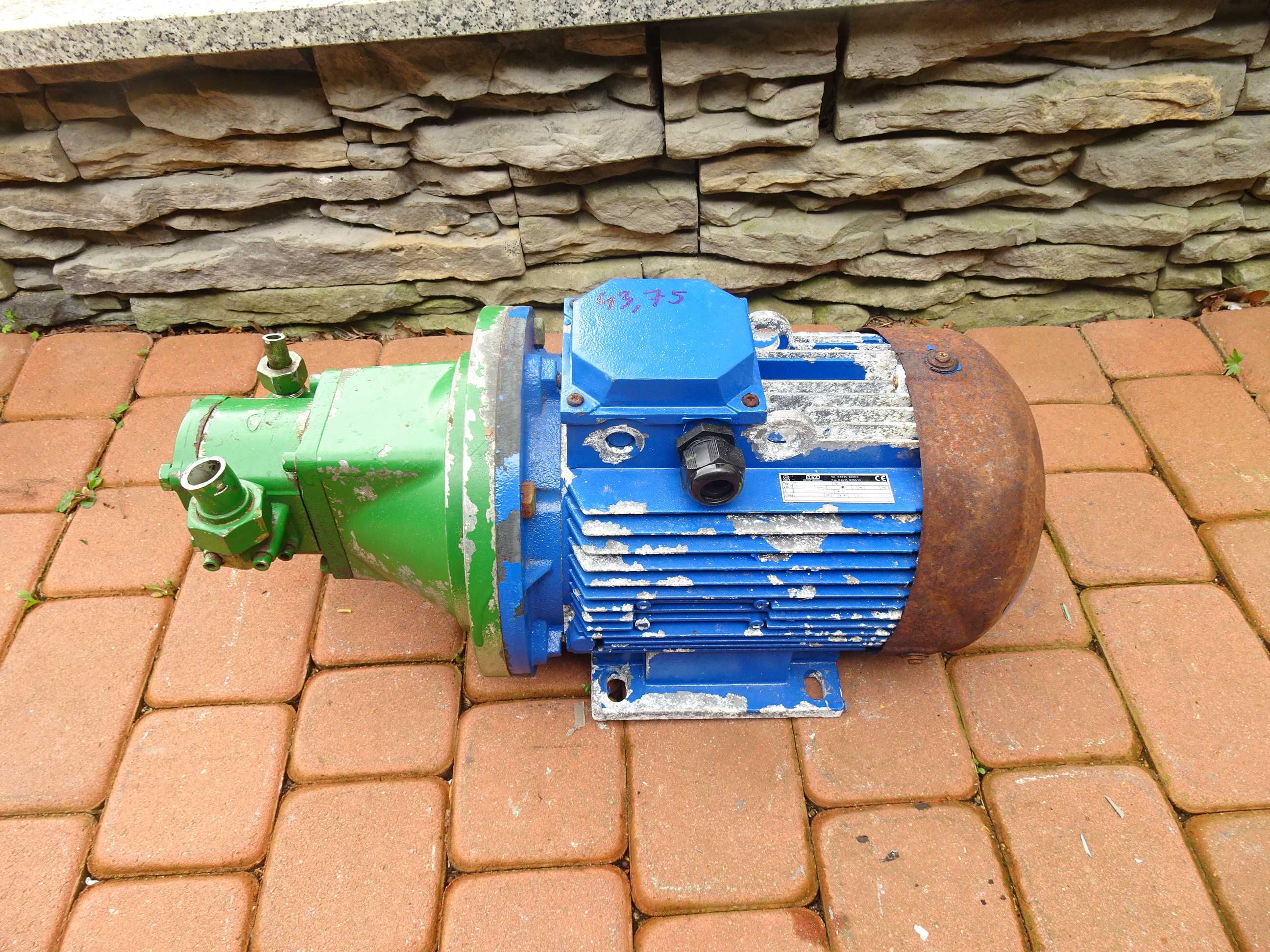 agregat hydrauliczny pompa hydrauliczna silnik 5,5kw prasa łuparka
