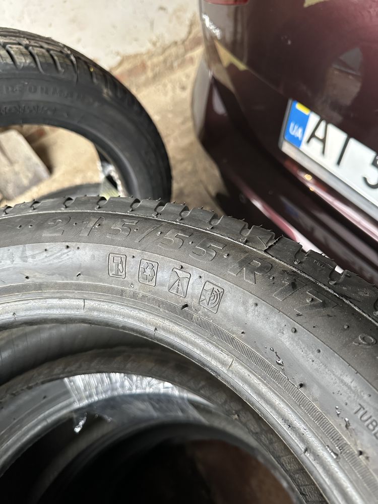 215-55-17 нова резина шини 225-50-17 ЦІНА ШАРА