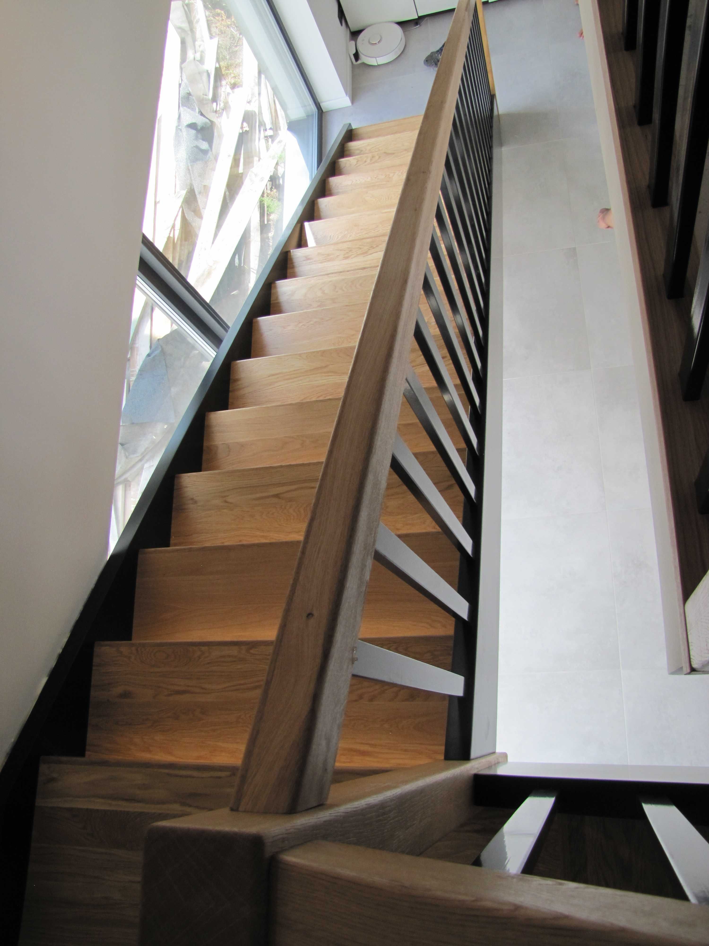 Schody Q drewniane , metalowe Styl 2Q natura Loft Cala Polska i UE