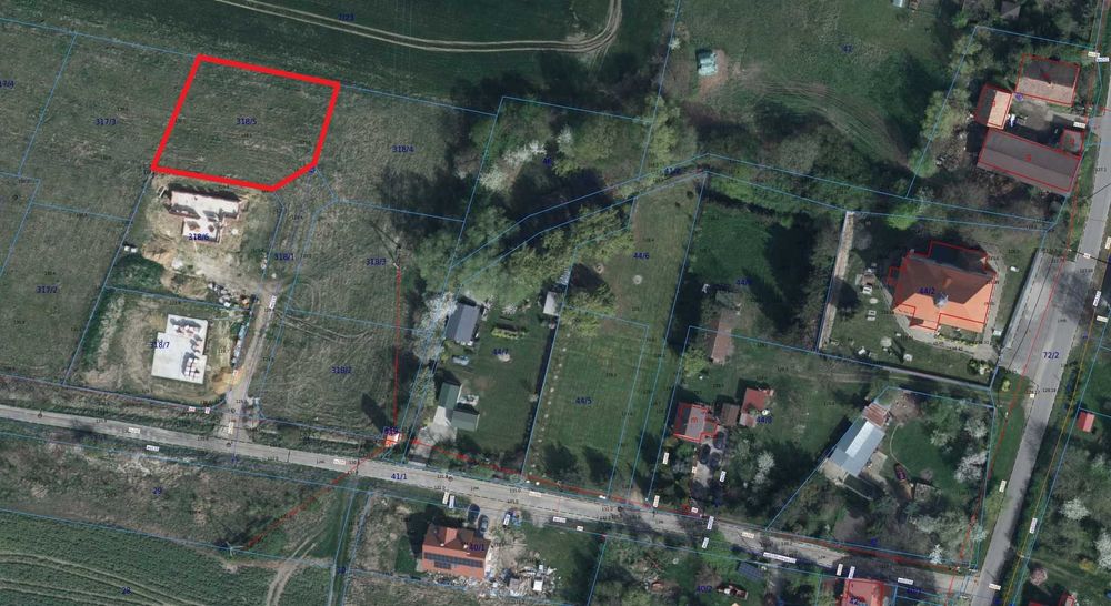 sprzedam działkę budowlaną w Łososiowicach blisko miasta Wołów