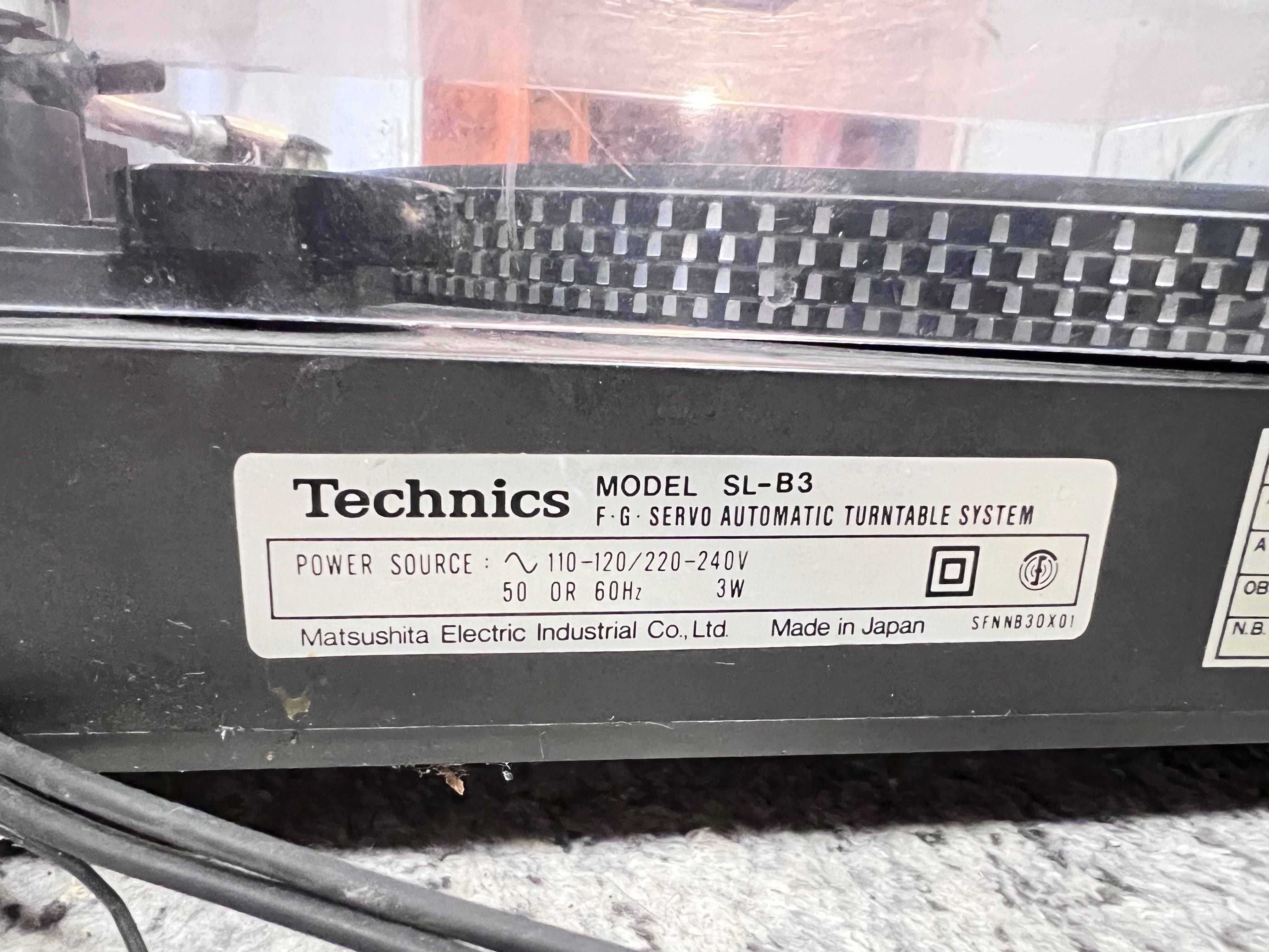 Technics SL-B3 gramofon