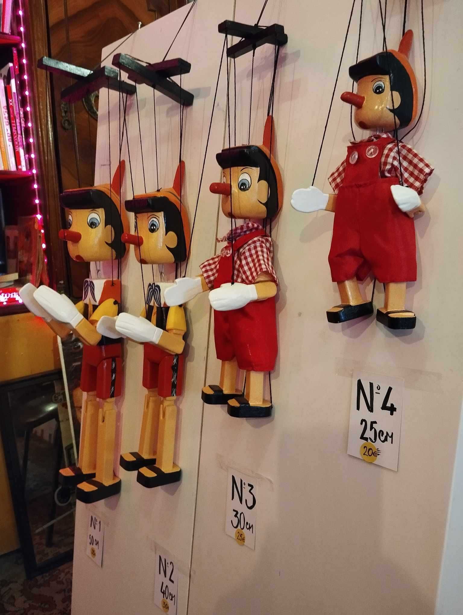 Marionetes - Pinóquio ( Em Madeira )