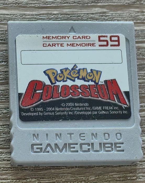 Karta Pamięci do Nintendo GameCube Pokemon Colosseum