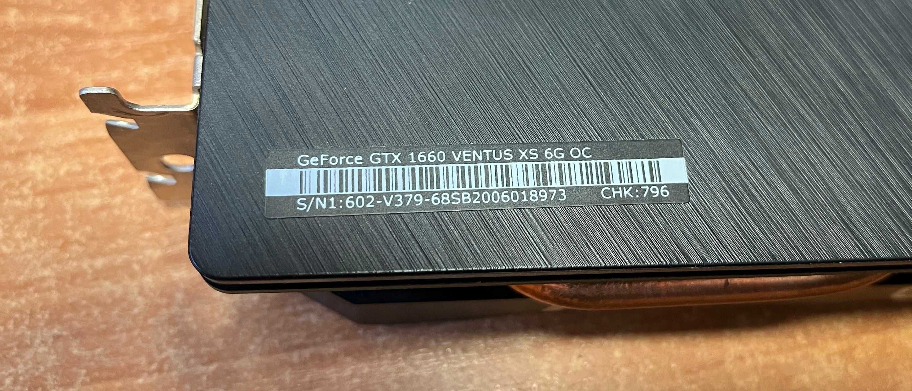 MSI GTX 1660 Ventus XS 6G OC