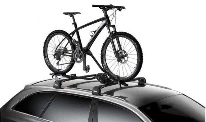 Нове вітринне велокріплення на дах THULE Freeride 532 Proride 598