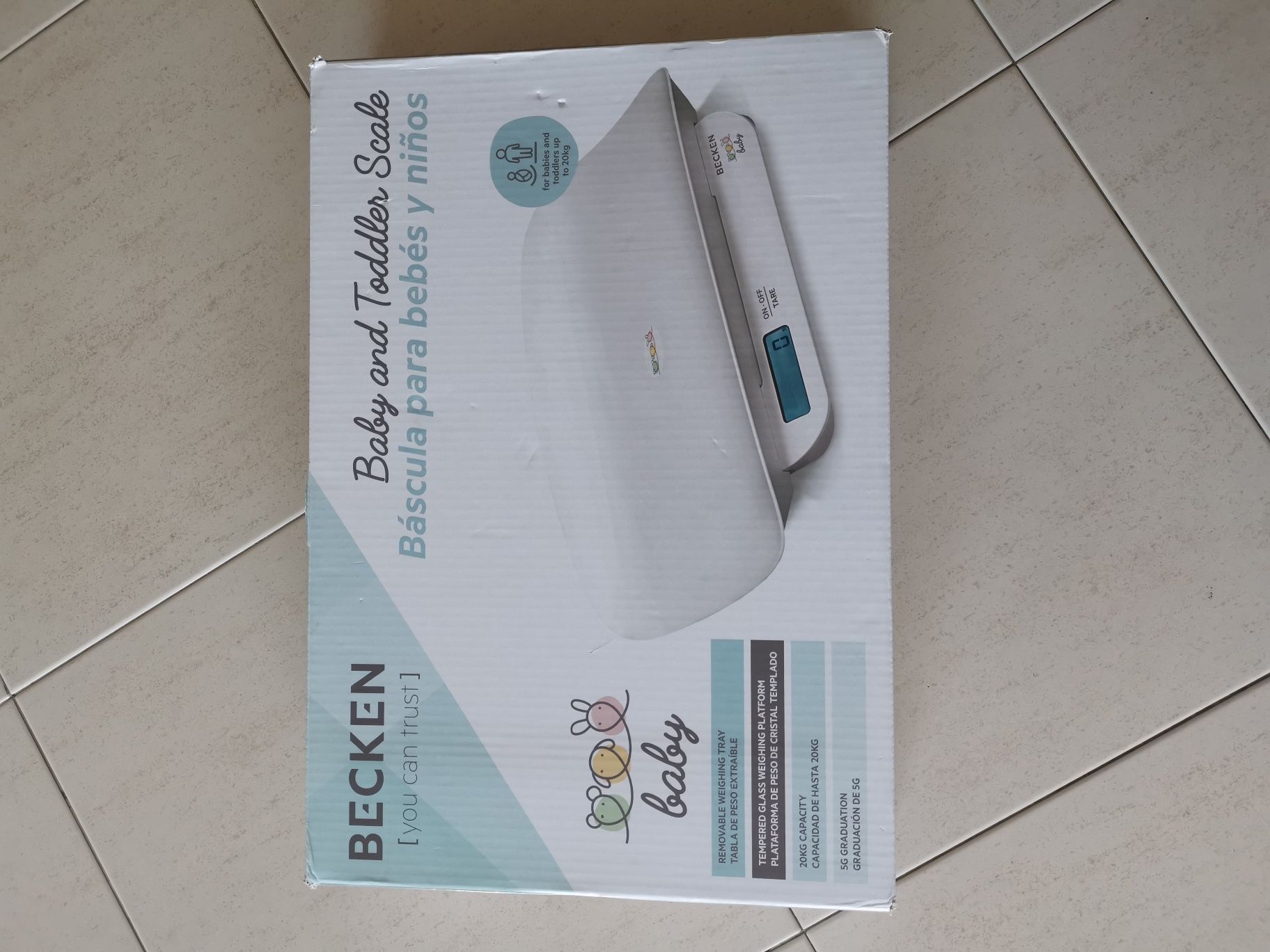 Balança para bebe becken