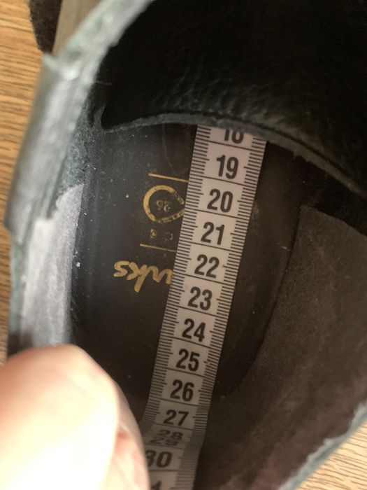 Шкіряні туфлі Clarks р.41 чорні жіночі осінні кларкс женские туфли