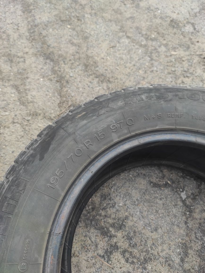 Резина зима без гуль Michelin 195/70  R15