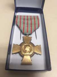Krzyż kombatanta I Wojna Światowa Francja sygnowany