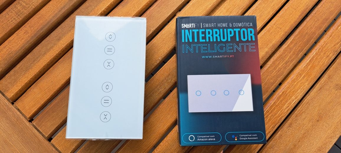 Interruptor inteligente de Estores duplo Wi-Fi Novo