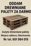 Oddam drewno, palety