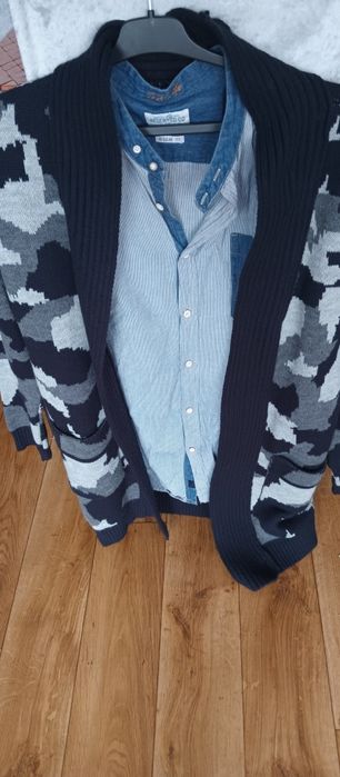 Sweter męski+koszula