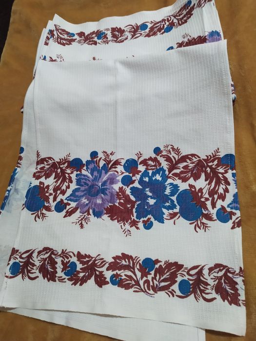 Льняные и вафельные полотенца