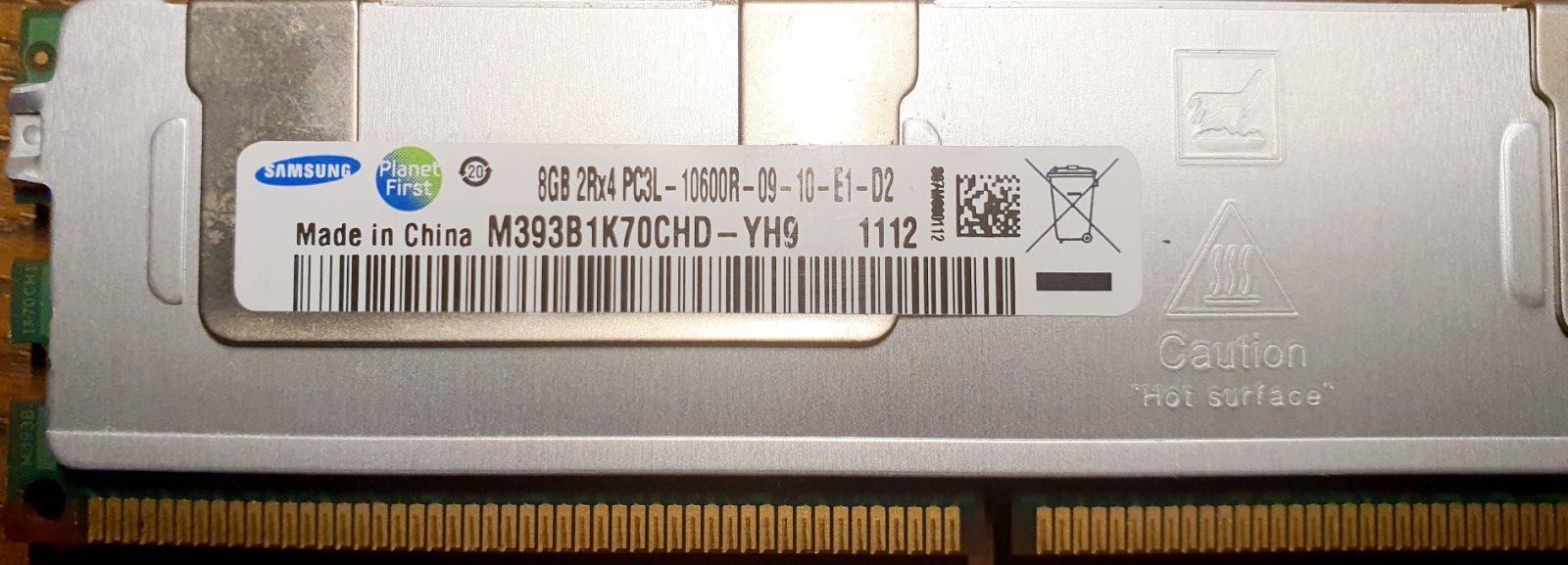 Серверная оперативная память Samsung 8GB DDR3