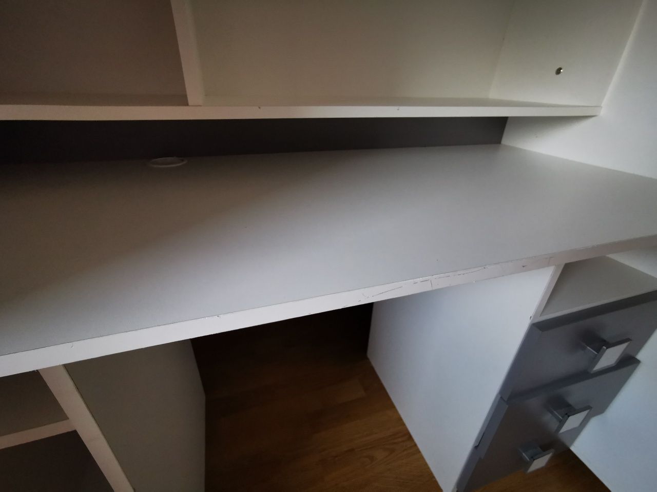 Łóżko piętrowe dziecięce Biurko +szafa