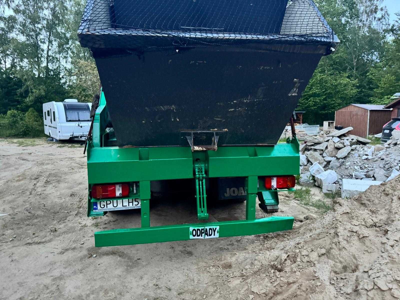 Scania P340 Bramowiec rozciągany na dwa kontenery 7m3 - NOWY UDT