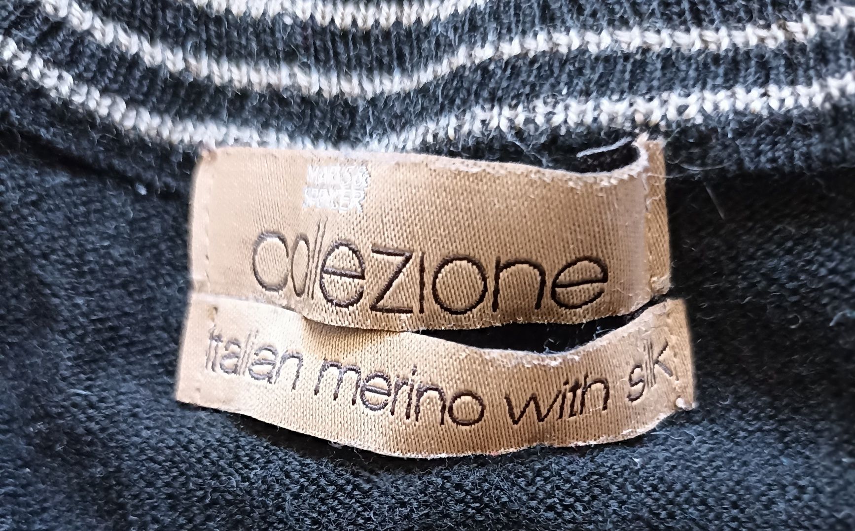 Merino 90% silk 10% sweter rozmiar S