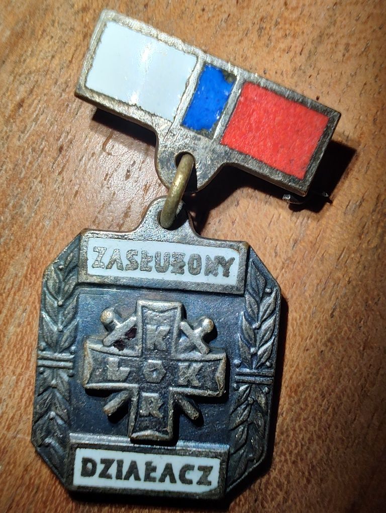 Odznaka zasłużony działacz KOR  LOK prl