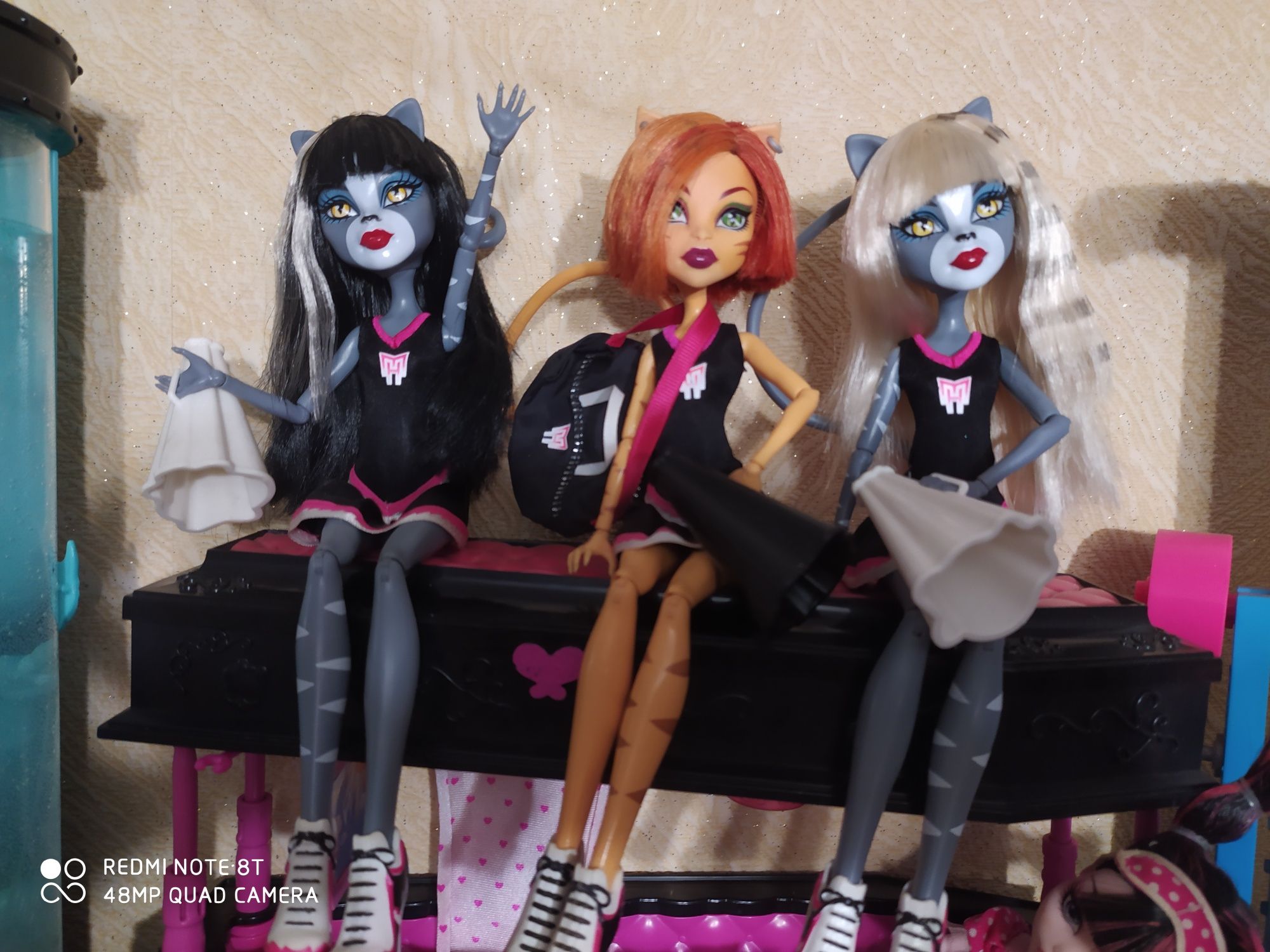 Monster high Монстер хай Тора, Мяулоди, Персефона