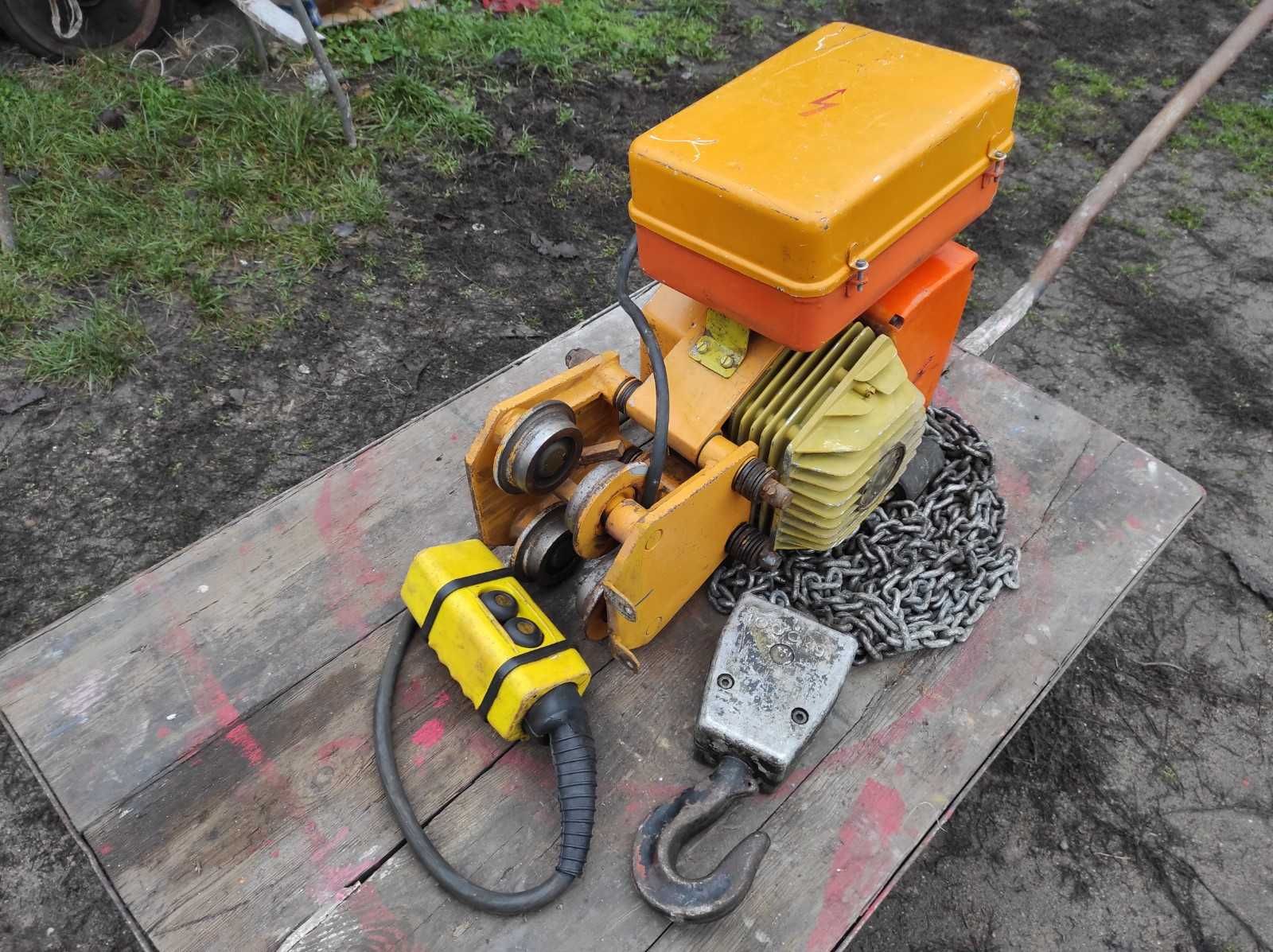 Wciągarka elektryczna na pilota łańcuchowa balkancar 1T 1000kg Rachune