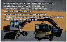 Usługi koparką i wywrotką