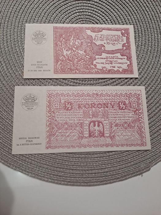 Banknoty polskie zjazd delegatów