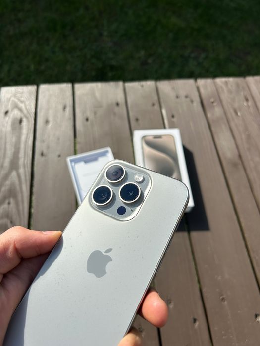 IPhone 15 Pro 128G Natural/White Titanium