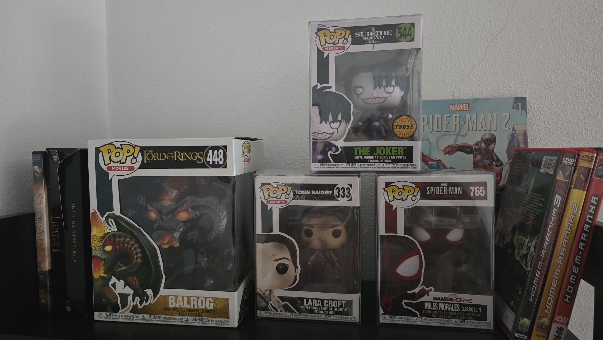 Lote de 9 artigos funko