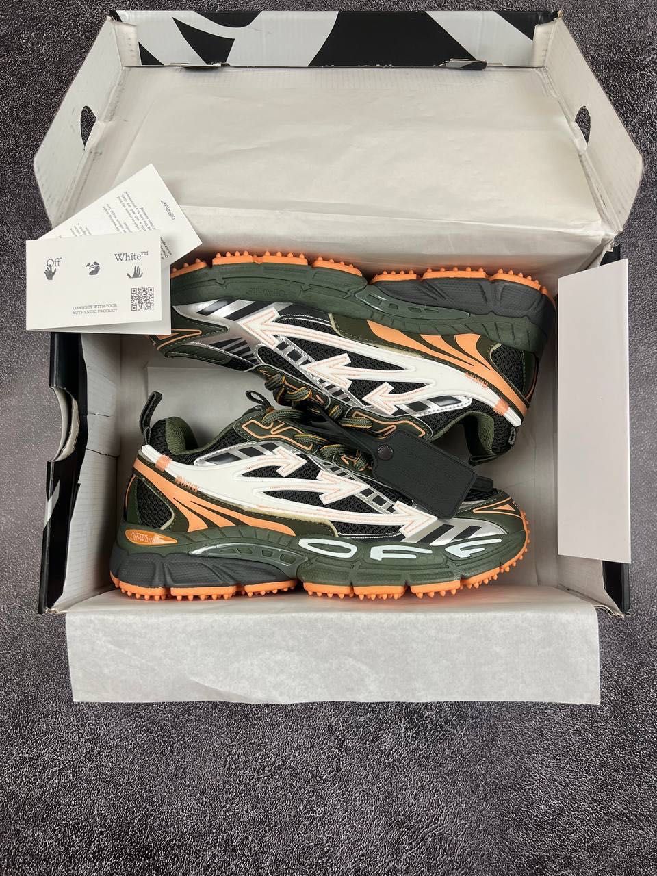 ШВИДКА ДОСТАВКА!! Off White Be Right Back Green Orange White