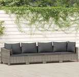 Sofa ogrodowa ratanowa vidaxl