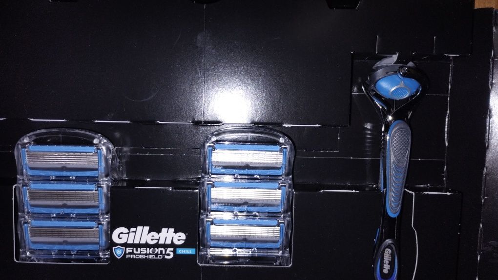 Gillette fusion Zestaw powerball rączka +6 wkładów