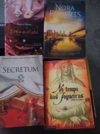 Lote de quatro livros