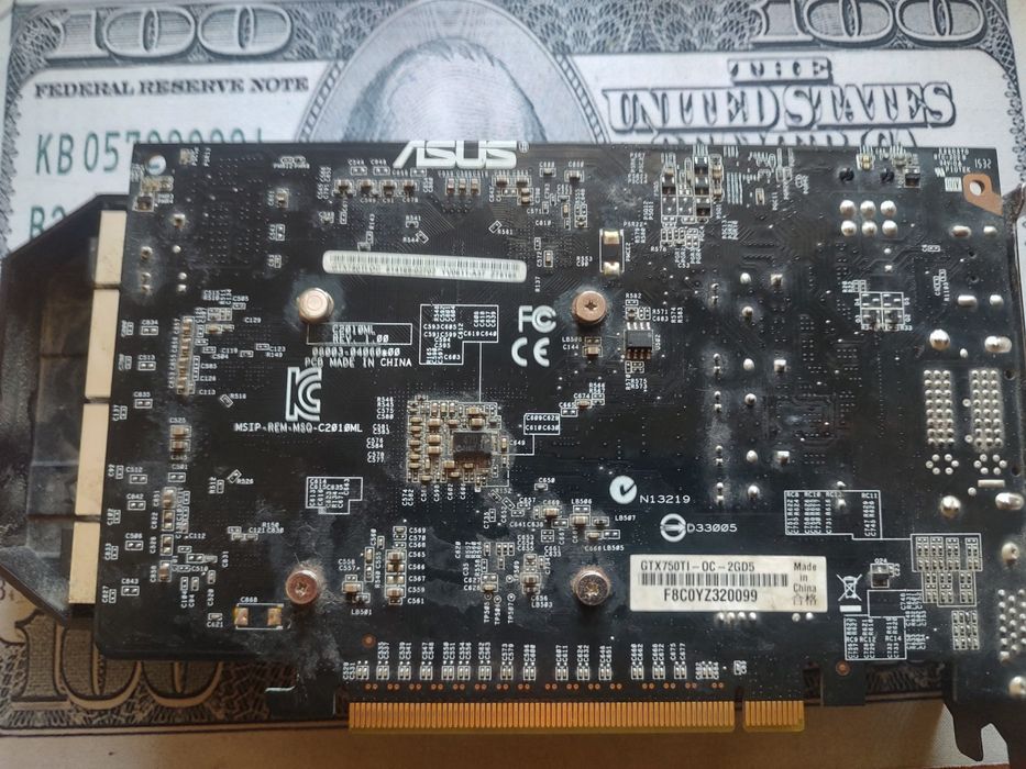 Видеокарта Asus gtx 750ti 2gb