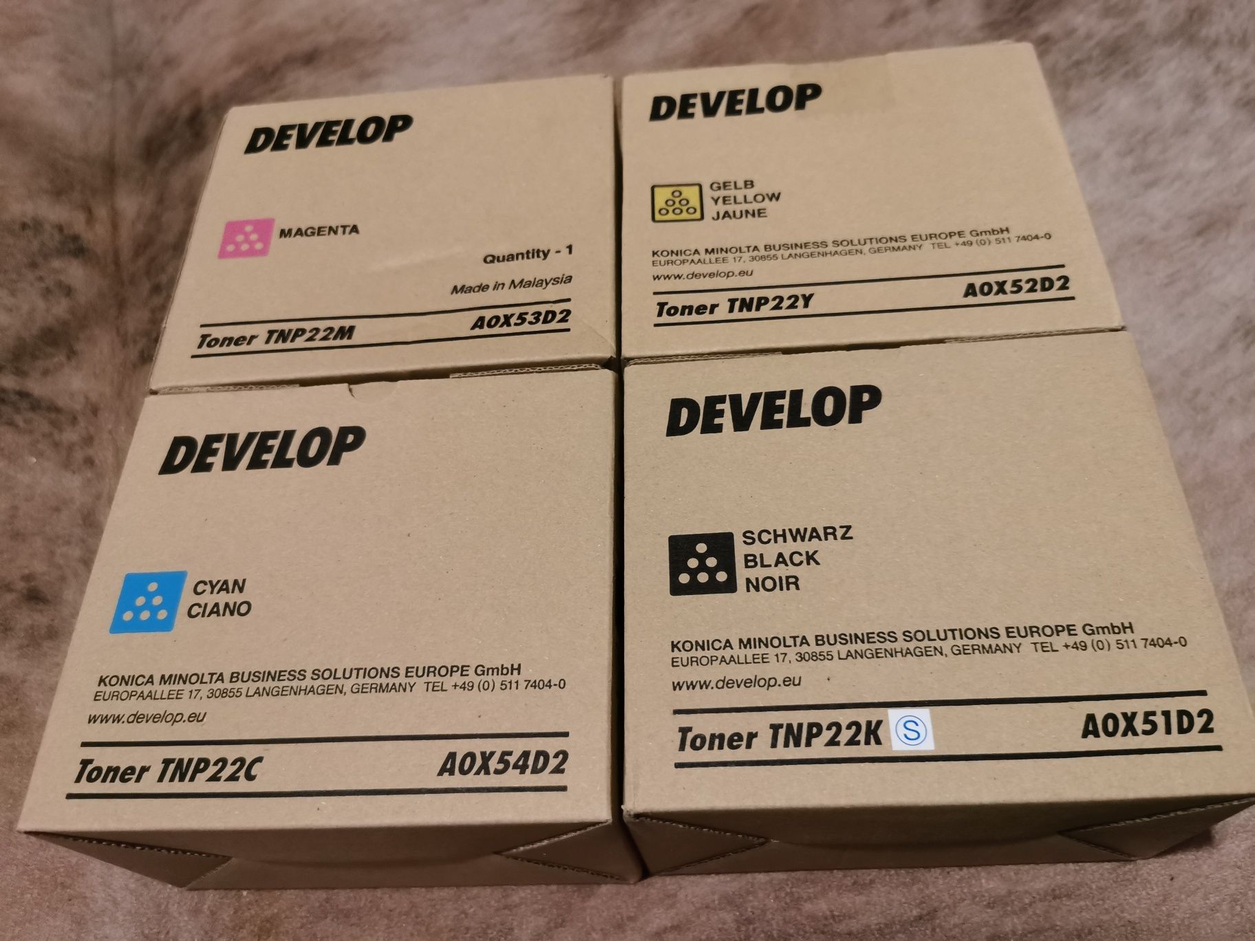 Imaging unit develop