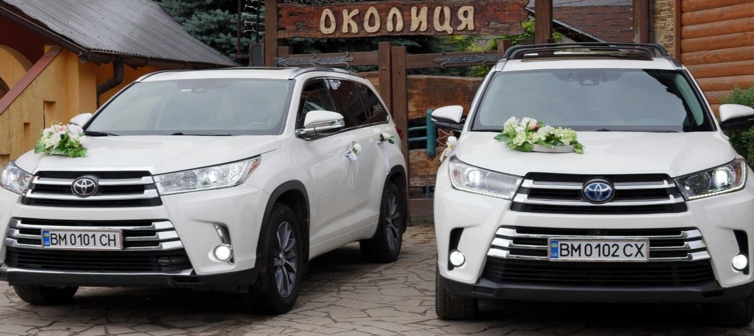 Свадебный Кортеж Авто на свадьбу Toyota Mercedes Сумы
