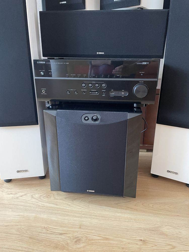 Zestaw Yamaha RX V685, NS F350, NS P350, SW 300
