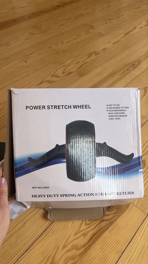 Roda de Exercício Abdominal – Power Stretch Wheel