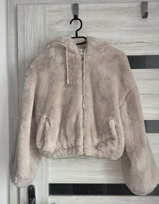 Kurtka futerko beżowe