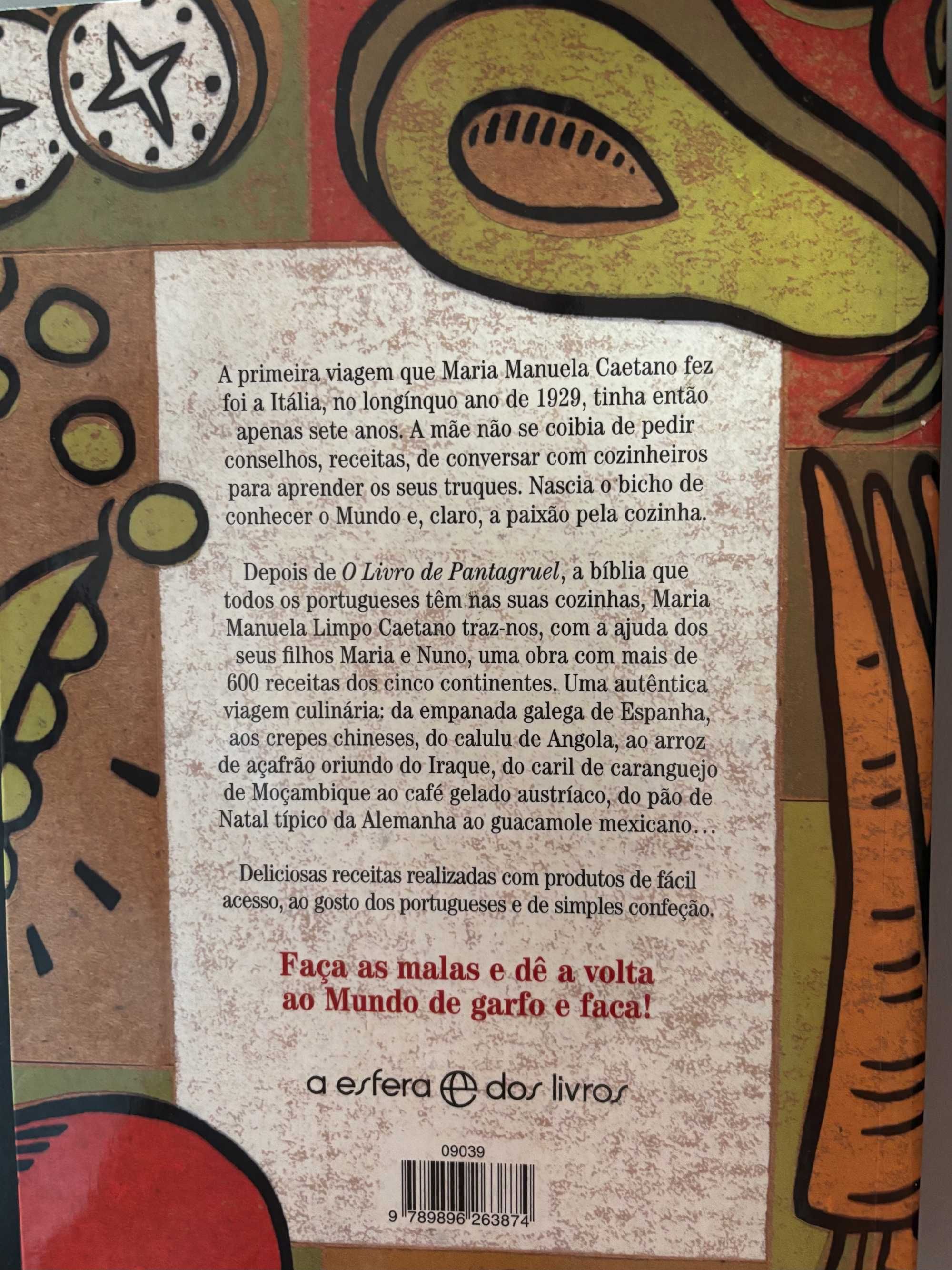 O Livro de Pantagruel: De Garfo e Faca à Volta do Mundo - NOVO