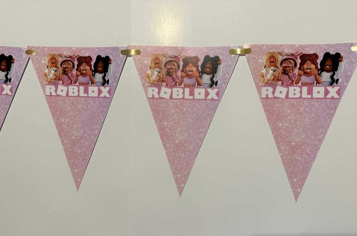 Одноразовий посуд Roblox Girl роблокс для дівчат
