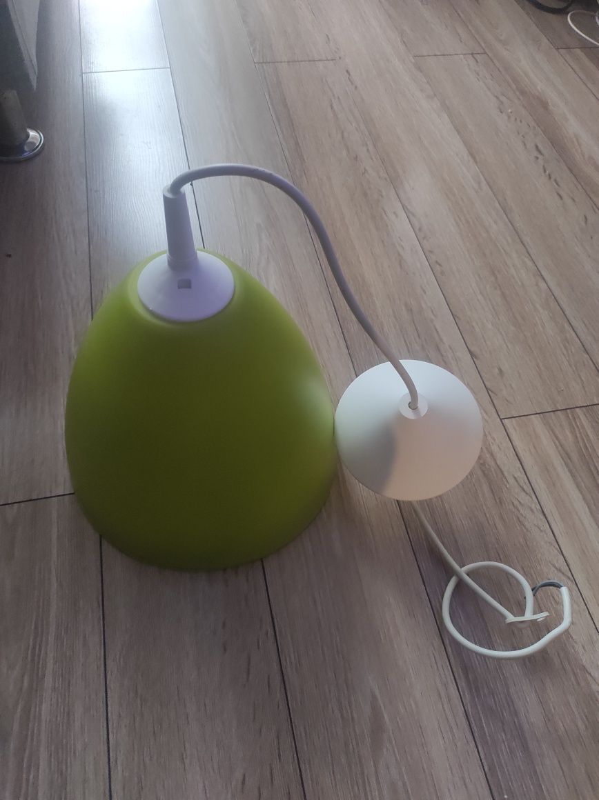 Lampa sufitowa zielona