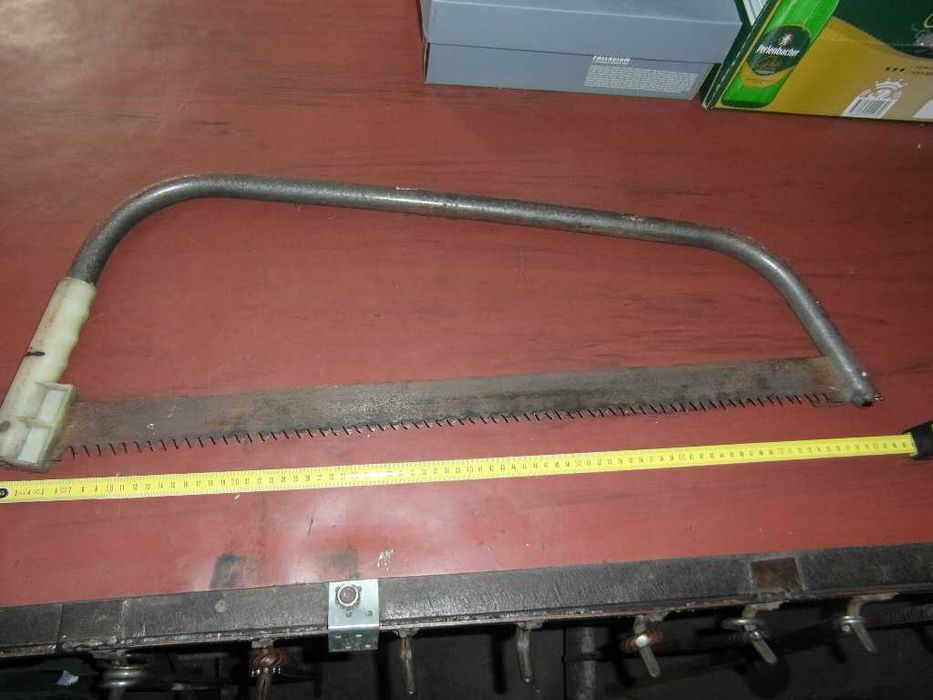 Piła ręczna stara _Retro piła PRL _do ozdoby kolekcji  lub naostrzenia