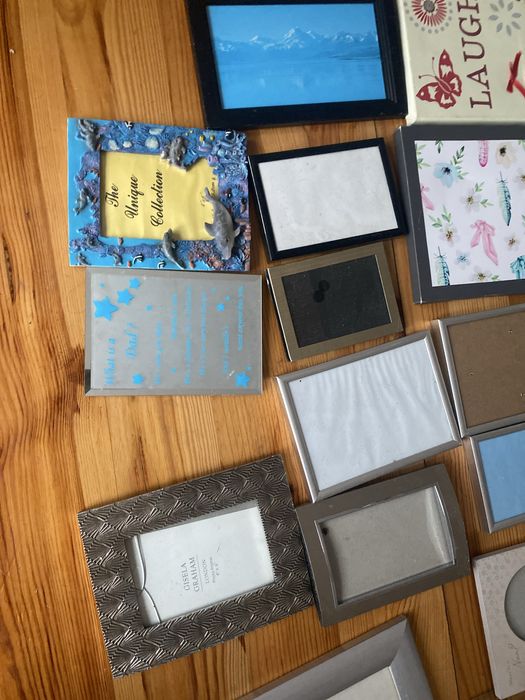 40 sztuRamki zaiweszki srebrne ceramiczne drewniane cena za wszystkie