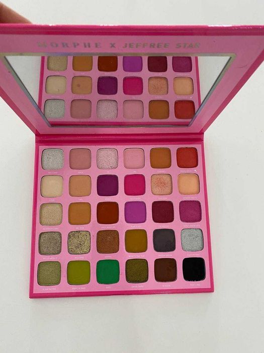 Палетки тіней Too faced, Morhe & Jeffree Star, Huda beauty